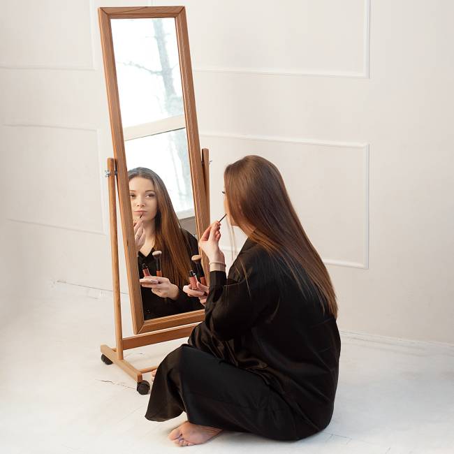 Зеркало напольное BeautyStyle 27 светло-коричневый 135 см х 42,5 см Зеркало напольное BeautyStyle 27 светло-коричневый 135 см х 42,5 см