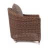 "Кон Панна" кресло из искусственного ротанга, цвет коричневый