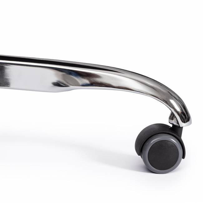 Кресло Оксфорд/Oxford хром флок , серый, 29 серый флок