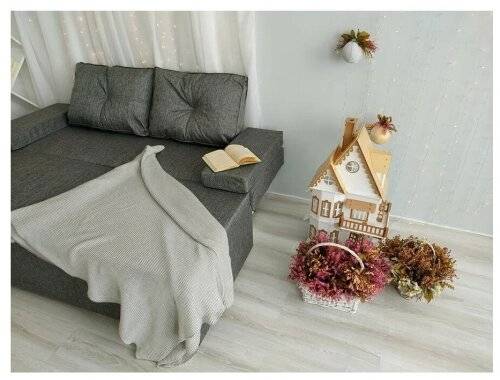 Диван-кровать "Турин"  темно-серый