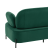Диван Кэнди велюр зелёный