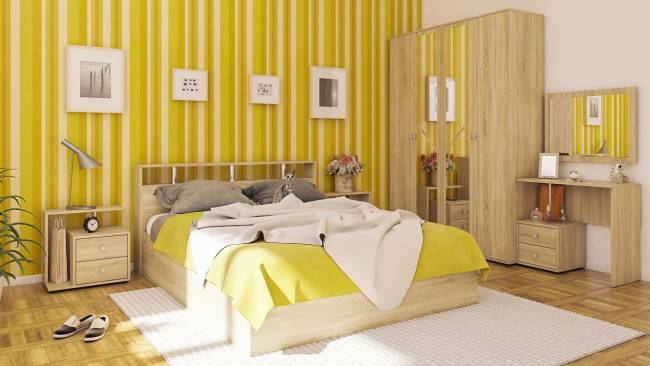 Кровать Камелия 1600 цвет дуб сонома Кровать Камелия 1600 цвет дуб сонома