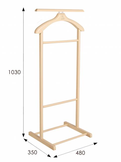 Вешалка костюмная В 21Н слоновая кость Вешалка костюмная В 21Н слоновая кость