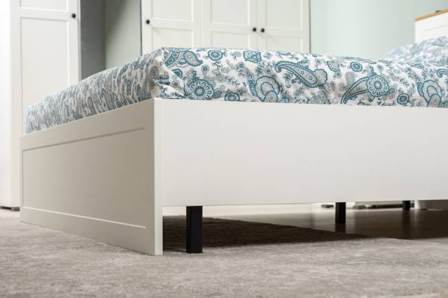 Двуспальная кровать Остин 1600 с ортопедическим основанием цвет серый графит/дуб крафт золотой Двуспальная кровать Остин 1600 с ортопедическим основанием цвет серый графит/дуб крафт золотой