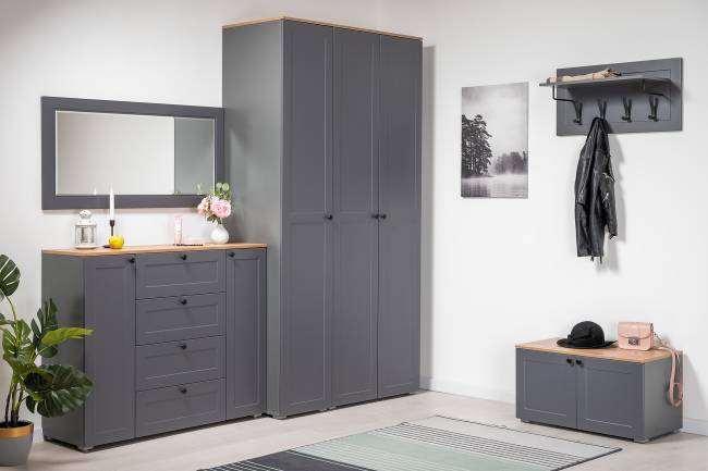 Зеркало Остин 17.03 цвет серый графит