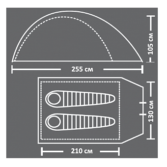 Палатка Campack Tent Alaska Expedition 2, автомат