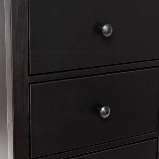 Leset Комод "Мира-5" (Комод 05) Чёрный