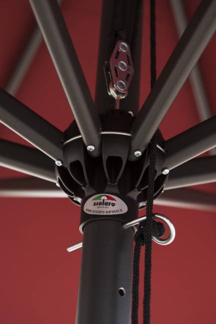 Зонт профессиональный 3х4 м Napoli Standard антрацит, слоновая кость 3000х4000 мм