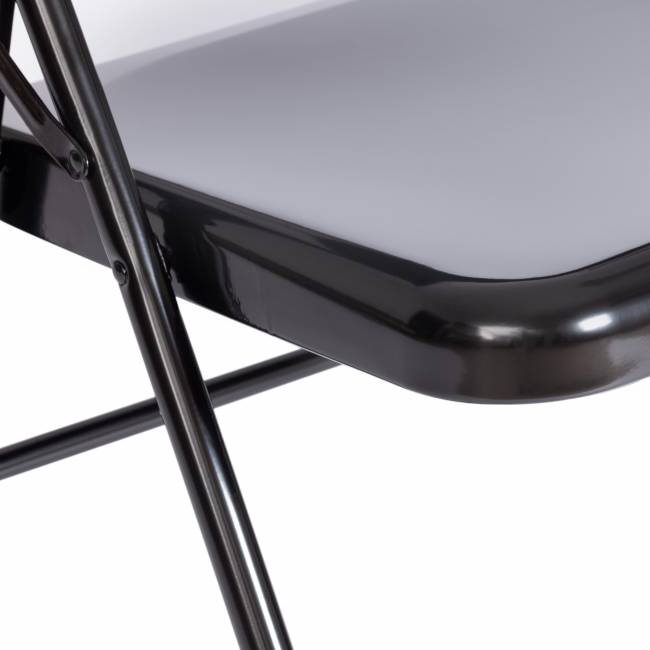 Стул складной Фолдер/Folder (мод.3023(II)) металлический, 46,5х48х75, черный  (Комплект из 6 шт.) черный металлический