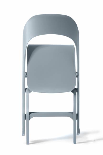Стул пластиковый складной Flap бледно-голубой 480х570х840 мм