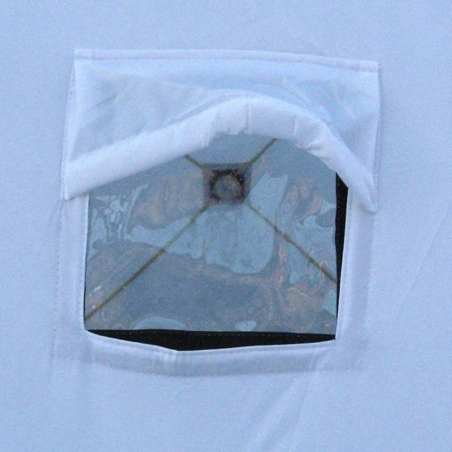 Палатка зимняя куб СЛЕДОПЫТ, 2-х местная, 3 слоя, цв. бело-синий Палатка зимняя куб СЛЕДОПЫТ, 2-х местная, 3 слоя, цв. бело-синий