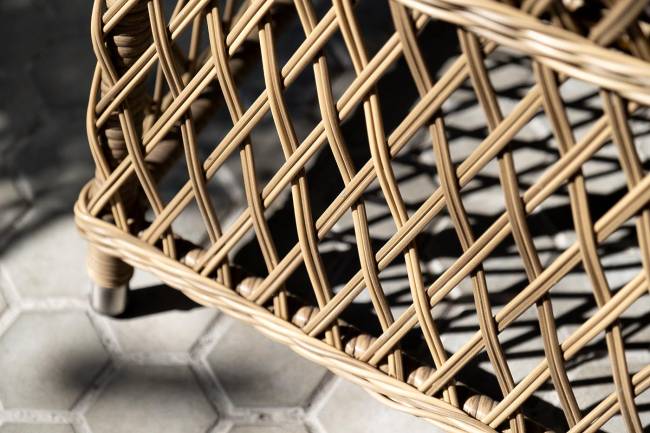 "Латте" плетеное кресло из искусственного ротанга, цвет соломенный "Латте" плетеное кресло из искусственного ротанга, цвет соломенный