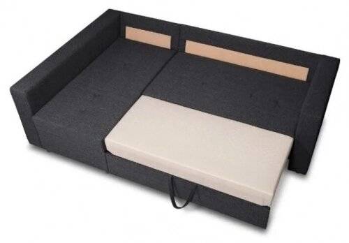 Угловой диван-кровать "Стаберг" (темно-серый) Угловой диван-кровать "Стаберг" (темно-серый)