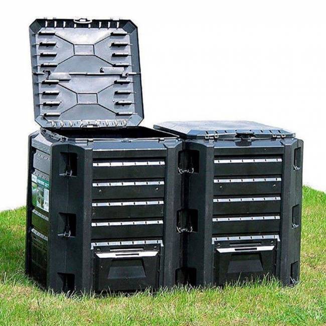 Компостер садовый 800 л MODULE IKSM800C-S411 черный