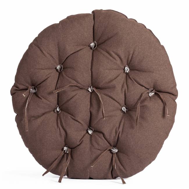 Кресло Клауд/Cloude рогожка/металл, 97х98х90-96см, коричневый, 3м7-147 коричневый рогожка/металл