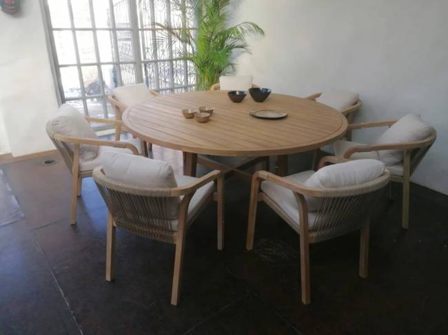 Обеденная группа RIMINI M круглый стол