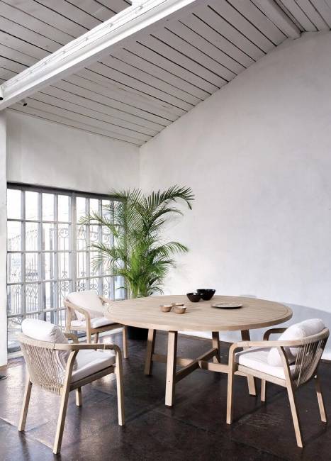 Обеденная группа RIMINI M круглый стол