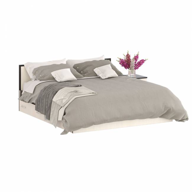 Кровать с ящиками 1800 с тумбой Сакура цвет венге/дуб лоредо Кровать с ящиками 1800 с тумбой Сакура цвет венге/дуб лоредо