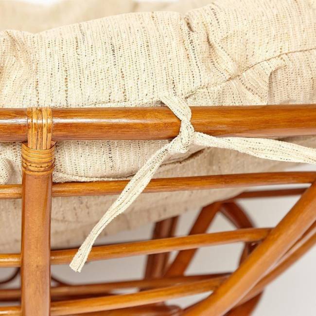 Диван Мамасан/Mamasan (23/02 W) /с подушкой/ подушка 182х119см, 169х102х80см, коньячный, ткань, старт Cognac (коньяк)