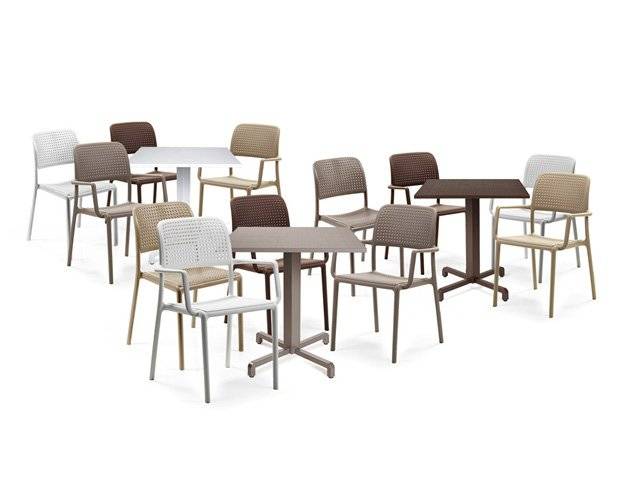 Стул пластиковый Bora Bistrot агава 490х540х830 мм Стул пластиковый Bora Bistrot агава 490х540х830 мм