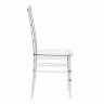 Стул Чавари/Chavari (мод.101) пластик, 40,5х49х88,5см, прозрачный  (Комплект из 2 шт.) прозрачный пластик