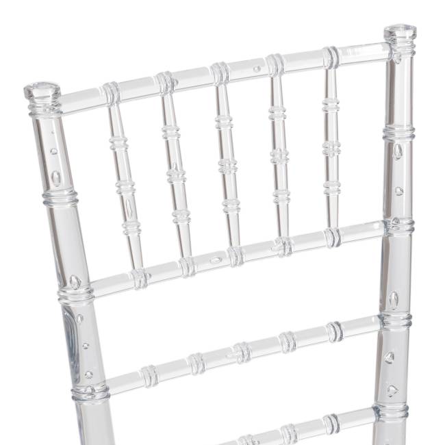 Стул Чавари/Chavari (мод.101) пластик, 40,5х49х88,5см, прозрачный  (Комплект из 2 шт.) прозрачный пластик