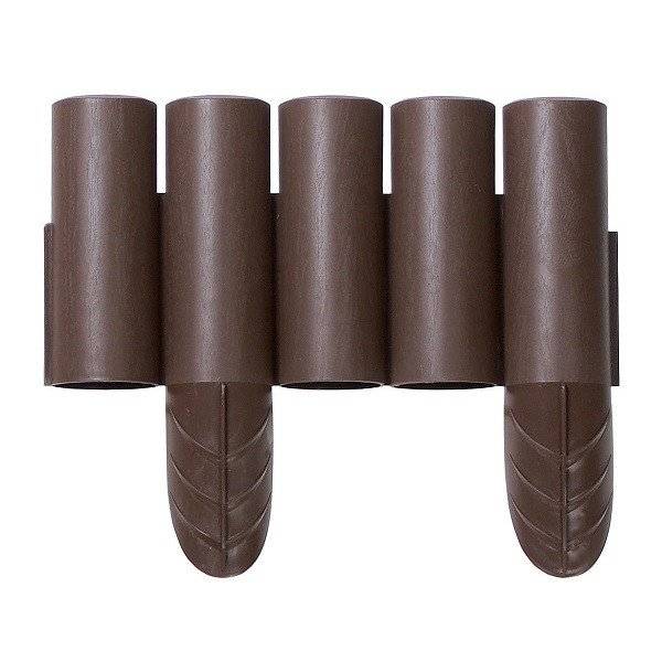 Бордюр для сада Palisada 2,35м коричневый