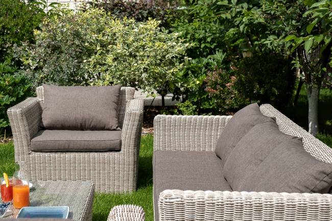 "Капучино" лаунж-зона из искусственного ротанга, цвет бежевый "Капучино" лаунж-зона из искусственного ротанга, цвет бежевый