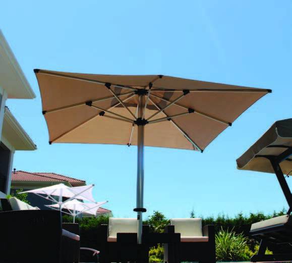 Зонт профессиональный 3х3 м Lux Telescopic Manuel бежевый 3000х3000 мм Зонт профессиональный 3х3 м Lux Telescopic Manuel бежевый 3000х3000 мм