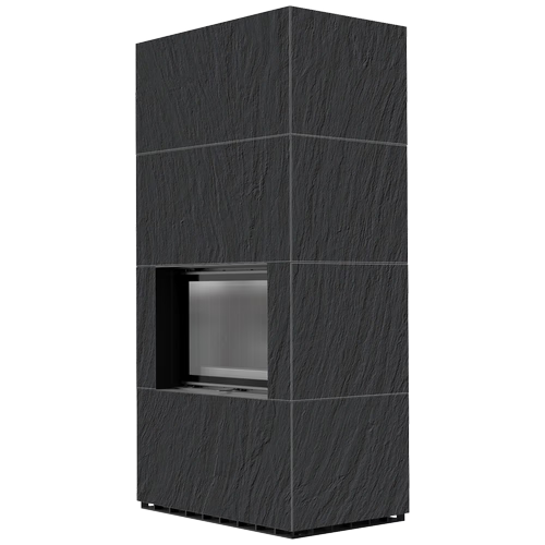 Каминокомплект Kratki PRO FLOKI NATURALI ARDESIA NERO A SPACCO