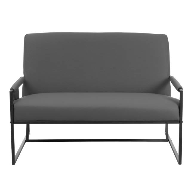 Диван Чарли Люкс/Charli Lux экокожа, шарп графит Sharp Графит экокожа