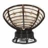 Кресло-качалка Папасан/Papasan (W 23/01 B) /с подушкой/ 115х78х104см, античный черно-коричневый, ткань старт Antique brown (античный черно-коричневый) Кресло-качалка Папасан/Papasan (W 23/01 B) /с подушкой/ 115х78х104см, античный черно-коричневый, ткань старт Antique brown (античный черно-коричневый)