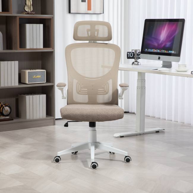 Кресло офисное TopChairs Airone бежевый ткань