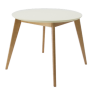 Стол Сканди К 100, Натуральное дерево/Слоновая кость