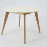 Стол Сканди К 100, Натуральное дерево/Слоновая кость