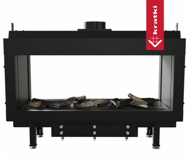 Газовая топка Kratki Pro LEO/100/TUNEL/G20 (магистральный газ)