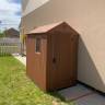 Сарай "Дарвин 4х6" (размеры 118 х 184 см), коричневый