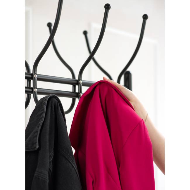 Вешалка напольная на колесах М 11 чёрный Вешалка напольная на колесах М 11 чёрный