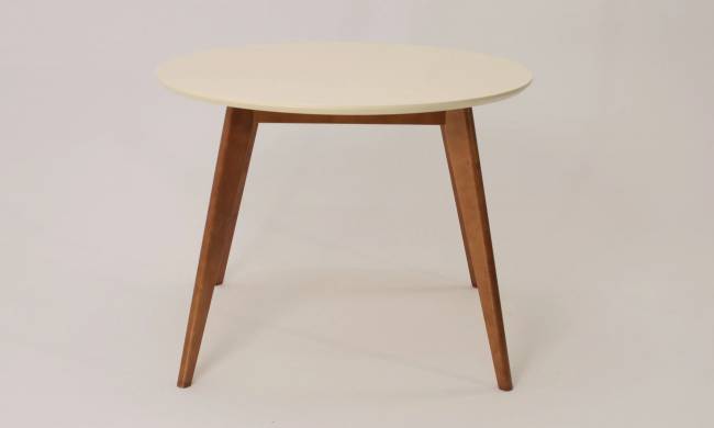 Стол Сканди К 90, Орех/Слоновая кость Стол Сканди К 90, Орех/Слоновая кость