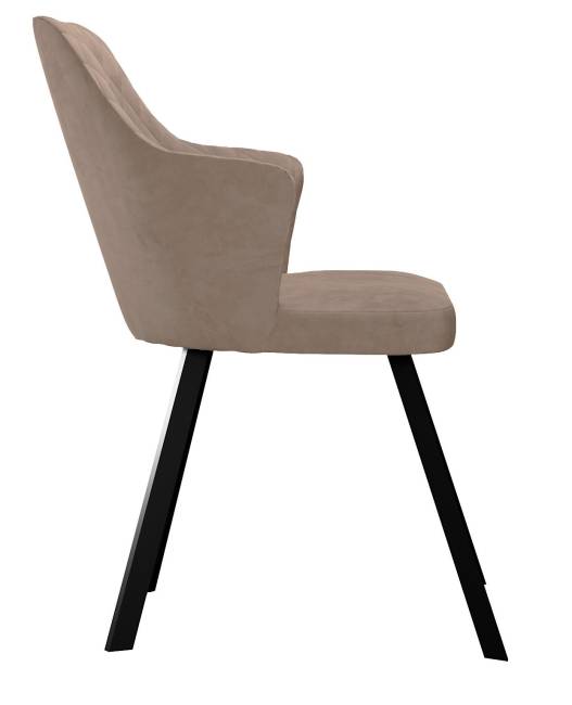 Стул DikLine 245 поворотный, К4 капучино, ножки черные