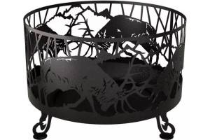 Костровая чаша "Олени", ST3, 3мм