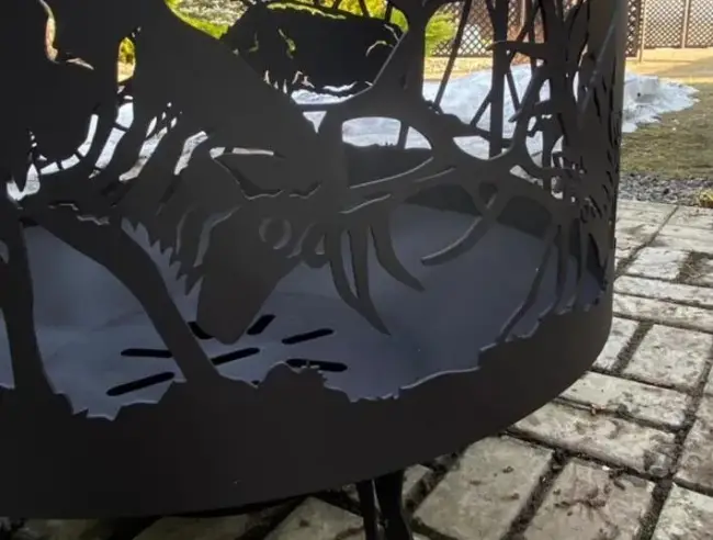 Костровая чаша "Олени", ST3, 3мм