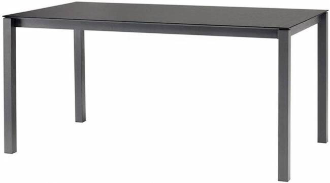 Стол ламинированный раздвижной Pranzo Extendable антрацит 1600-2100х890х750 мм