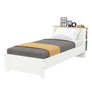 Кровать детская Джастин 11.54 цвет белый шагрень/дуб белый эксклюзив Кровать детская Джастин 11.54 цвет белый шагрень/дуб белый эксклюзив