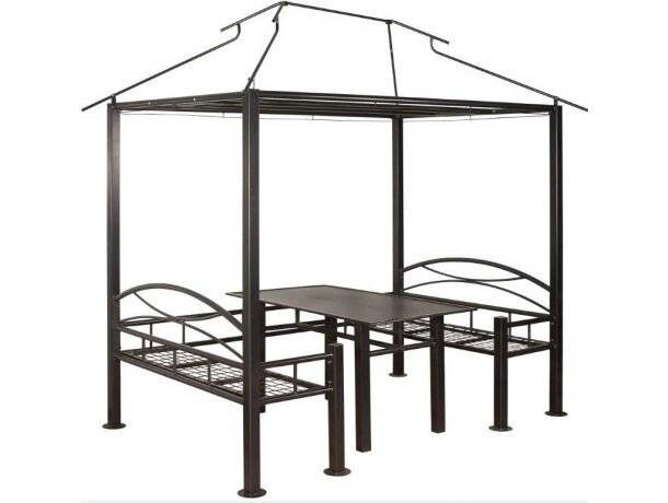 Дачная беседка "Уют" Зеленая