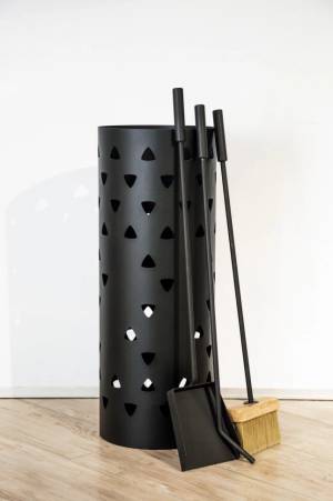 Ведро "Bermuda", с каминными принадлежностями