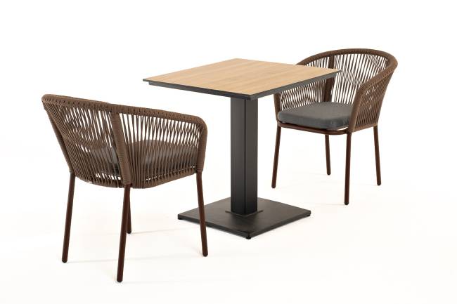 "Каффе" обеденная группа на 2 персоны, цвет "дуб" "Каффе" обеденная группа на 2 персоны, цвет "дуб"