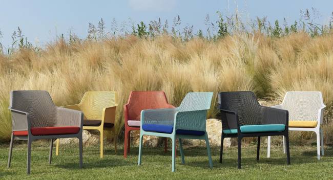 Подушка для кресла Net Relax серый камень 525х570х75 мм