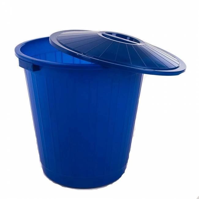 Бак круглый с крышкой 60 л.