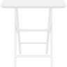Стол пластиковый складной Helen Folding Table 60 белый 600х600х740 мм